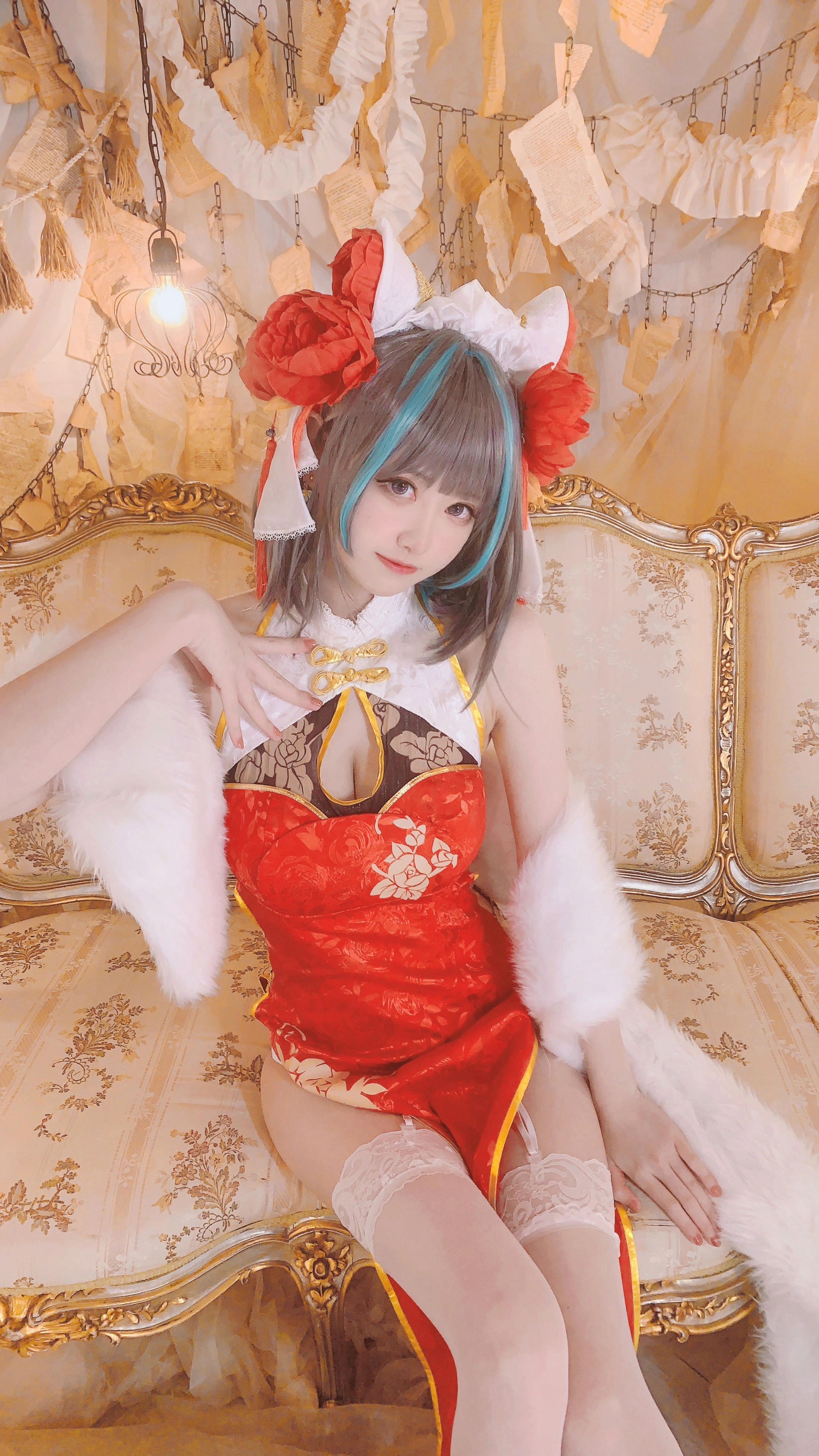 千阳(ちよ) - NO.10 柴郡旗袍cos 3